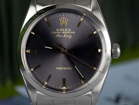 rolex air king 5500 grey dial|rolex air king 5500 history.